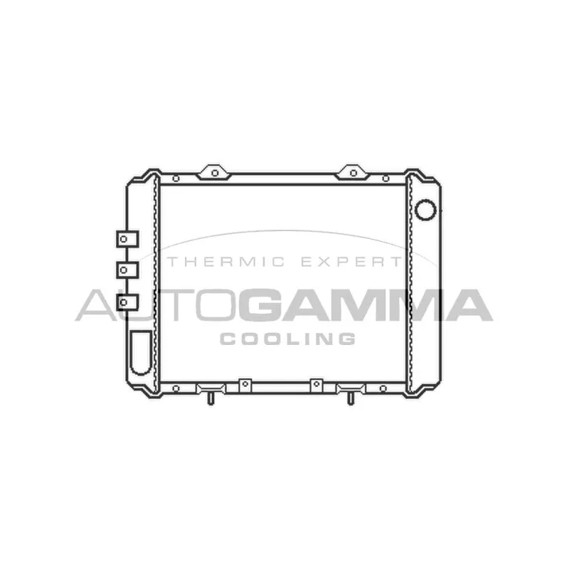 Radiateur, refroidissement du moteur AUTOGAMMA 100651