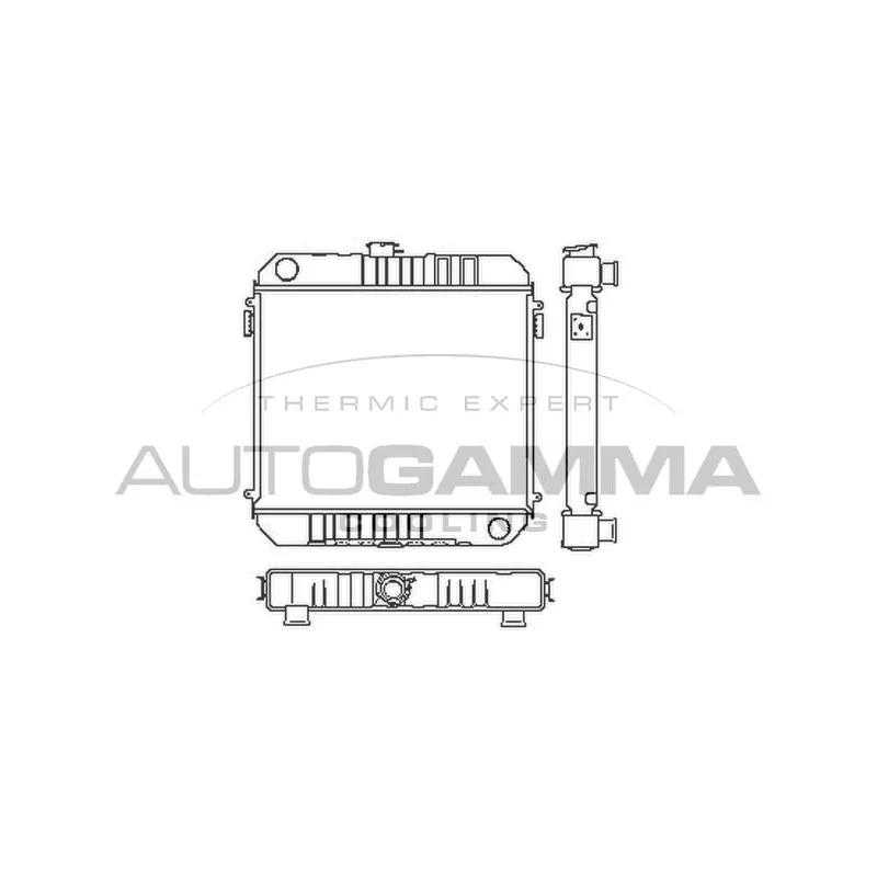 Radiateur, refroidissement du moteur AUTOGAMMA 100659