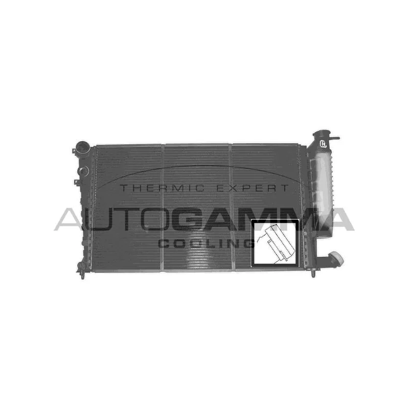 Radiateur, refroidissement du moteur AUTOGAMMA 100756