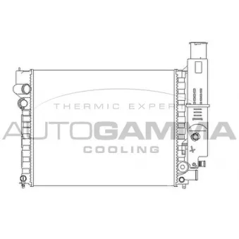 Radiateur, refroidissement du moteur AUTOGAMMA 100764