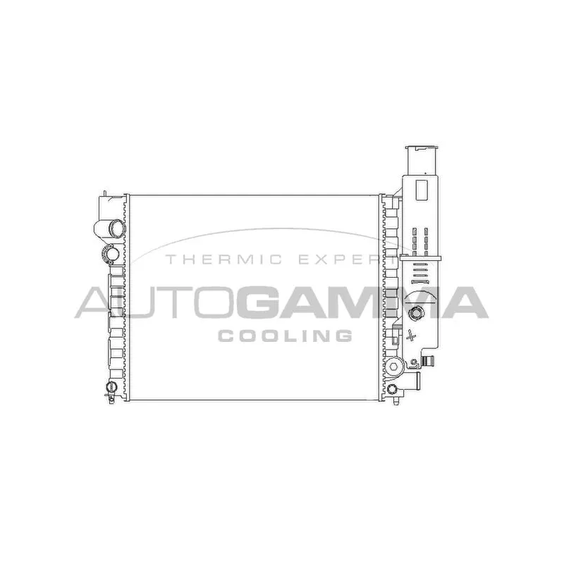 Radiateur, refroidissement du moteur AUTOGAMMA 100764