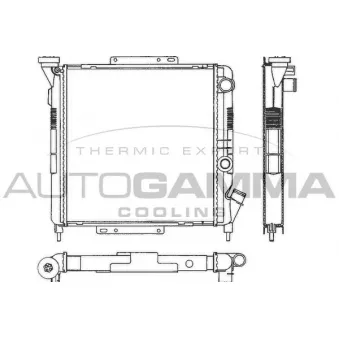 Radiateur, refroidissement du moteur AUTOGAMMA 100831