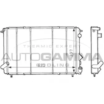 Radiateur, refroidissement du moteur AUTOGAMMA