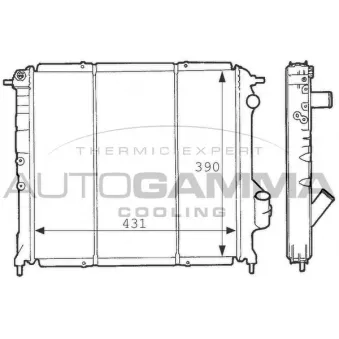 Radiateur, refroidissement du moteur AUTOGAMMA