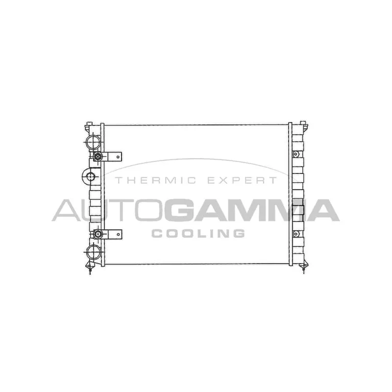 Radiateur, refroidissement du moteur AUTOGAMMA 100956