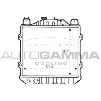 Radiateur, refroidissement du moteur AUTOGAMMA