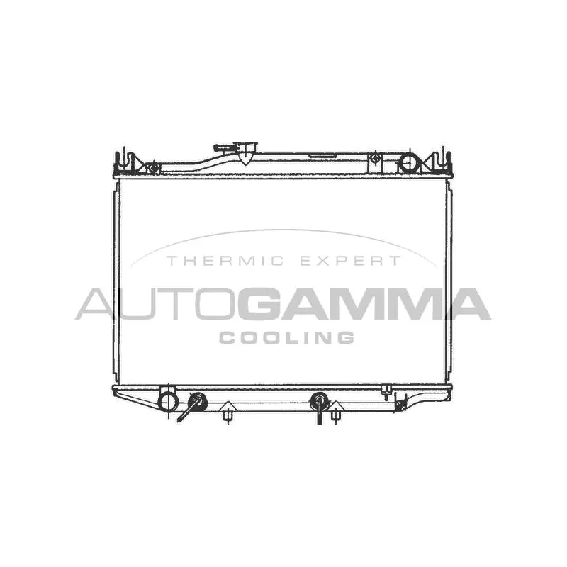 Radiateur, refroidissement du moteur AUTOGAMMA 100995