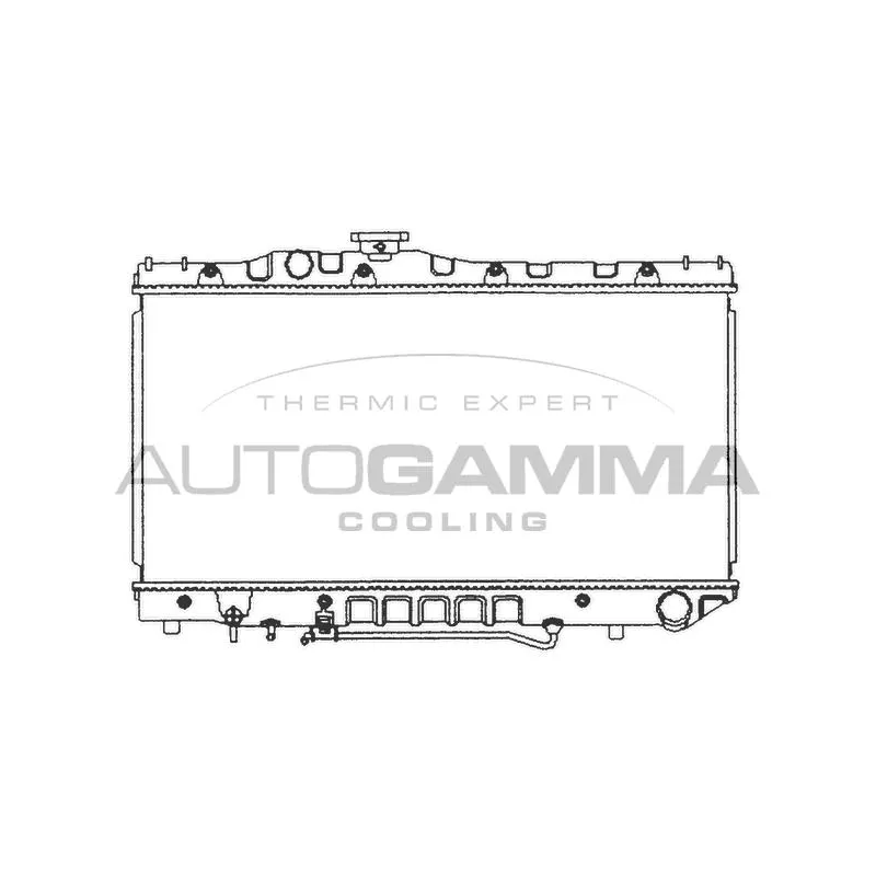 Radiateur, refroidissement du moteur AUTOGAMMA 101006