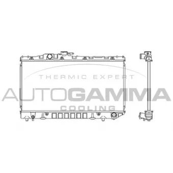 Radiateur, refroidissement du moteur AUTOGAMMA 101011