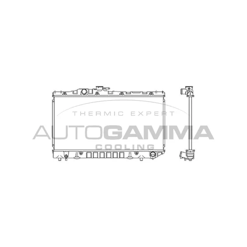 Radiateur, refroidissement du moteur AUTOGAMMA 101011