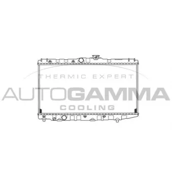 Radiateur, refroidissement du moteur AUTOGAMMA 101014