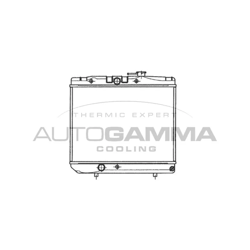 Radiateur, refroidissement du moteur AUTOGAMMA 101029