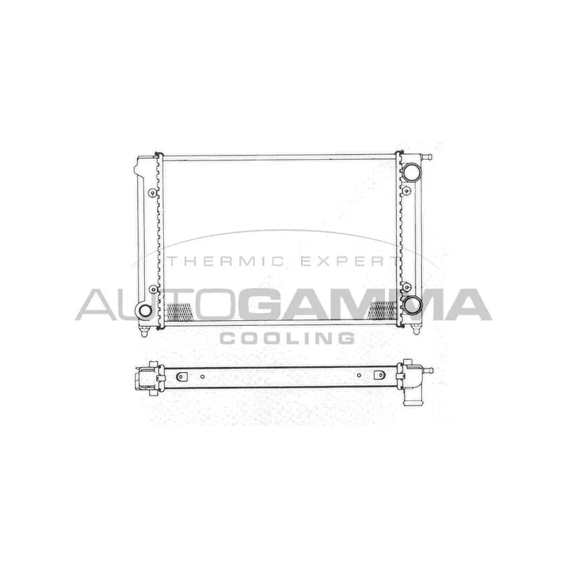 Radiateur, refroidissement du moteur AUTOGAMMA 101054
