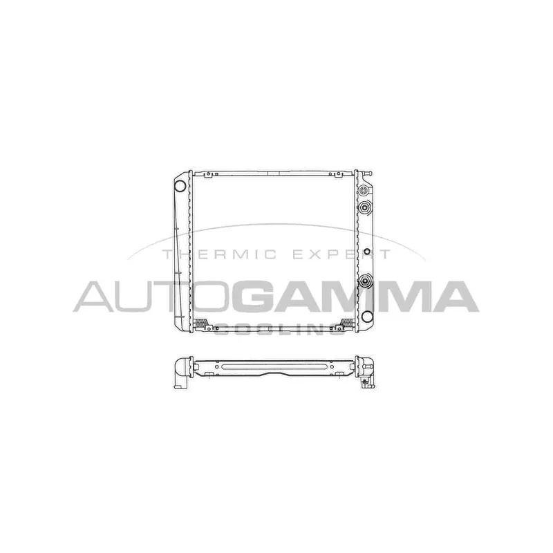 Radiateur, refroidissement du moteur AUTOGAMMA 101093