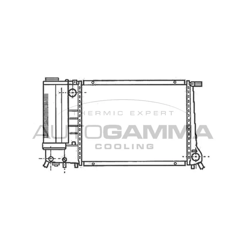 Radiateur, refroidissement du moteur AUTOGAMMA 101121