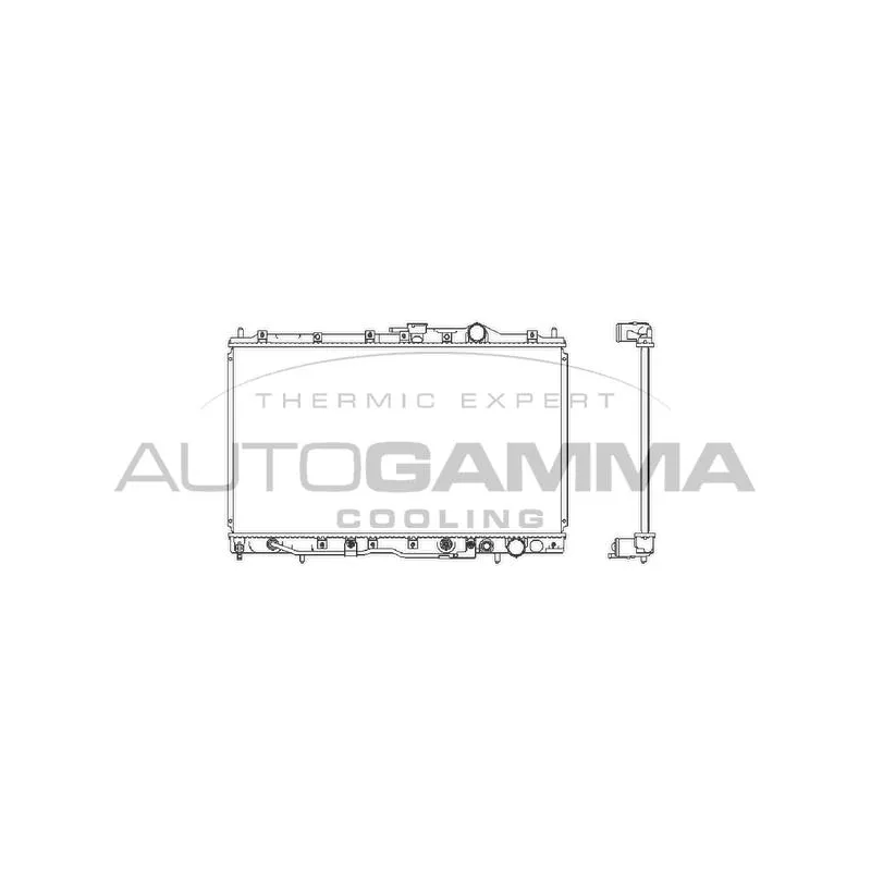 Radiateur, refroidissement du moteur AUTOGAMMA 101133
