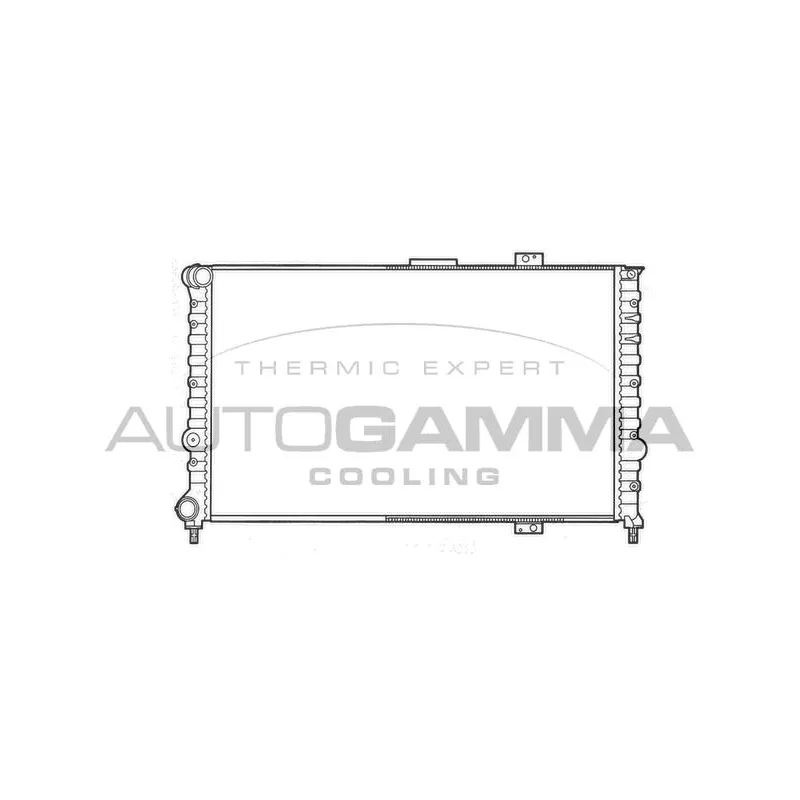 Radiateur, refroidissement du moteur AUTOGAMMA 101148