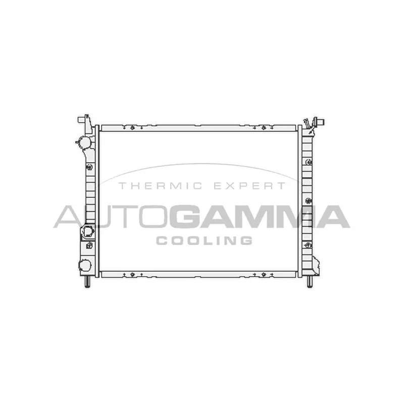 Radiateur, refroidissement du moteur AUTOGAMMA 101191