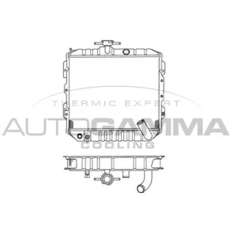 Radiateur, refroidissement du moteur AUTOGAMMA