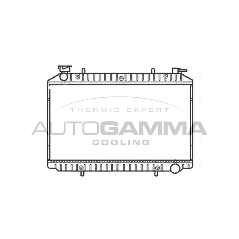 Radiateur, refroidissement du moteur AUTOGAMMA 101222