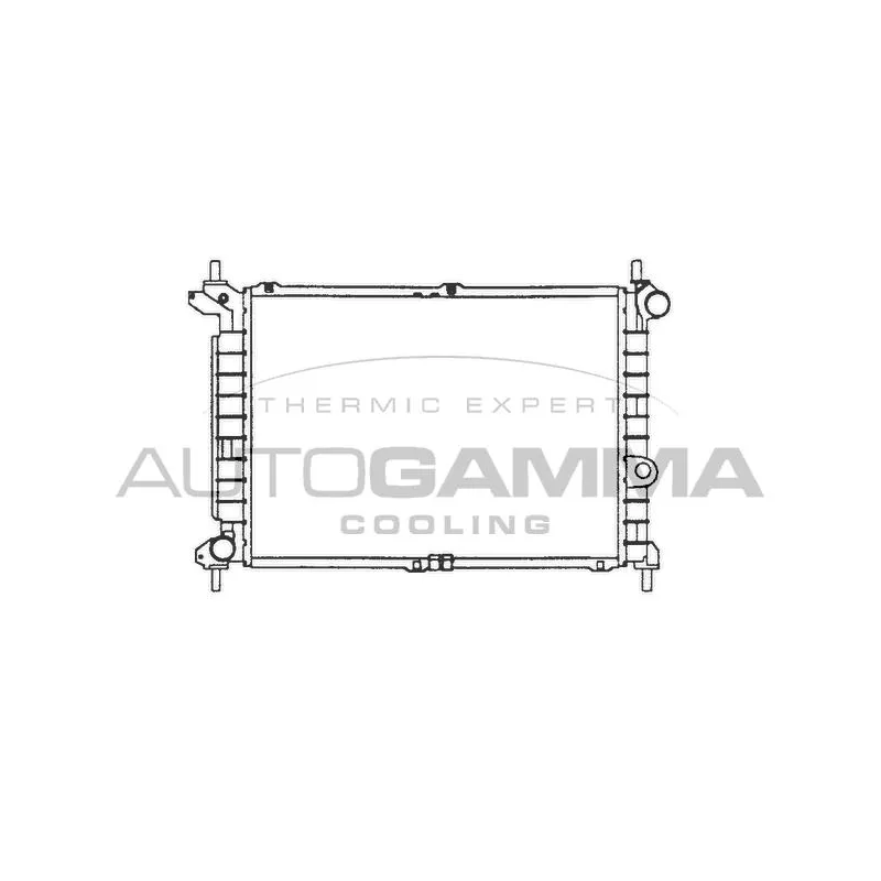 Radiateur, refroidissement du moteur AUTOGAMMA 101224