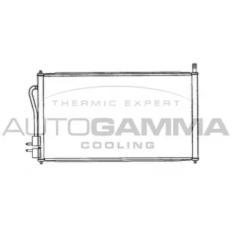 Condenseur, climatisation AUTOGAMMA 101230