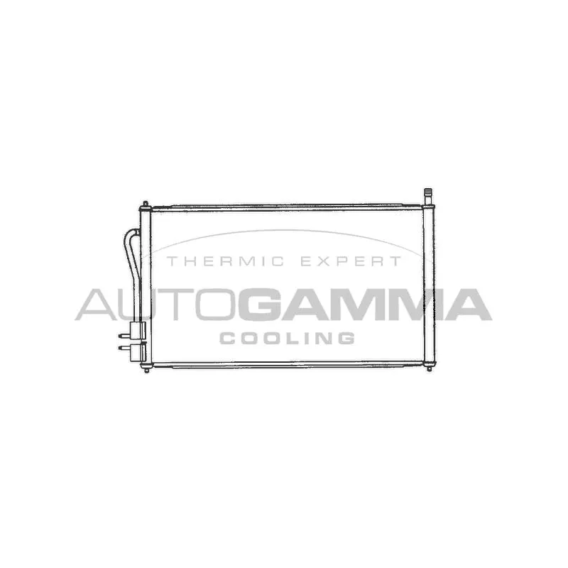 Condenseur, climatisation AUTOGAMMA 101230