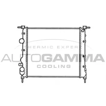 Radiateur, refroidissement du moteur AUTOGAMMA 101240