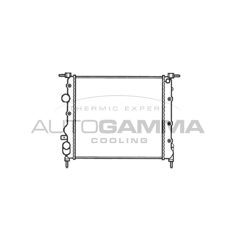 Radiateur, refroidissement du moteur AUTOGAMMA 101240