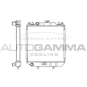 Radiateur, refroidissement du moteur AUTOGAMMA 101263