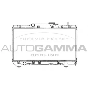 Radiateur, refroidissement du moteur AUTOGAMMA 101268