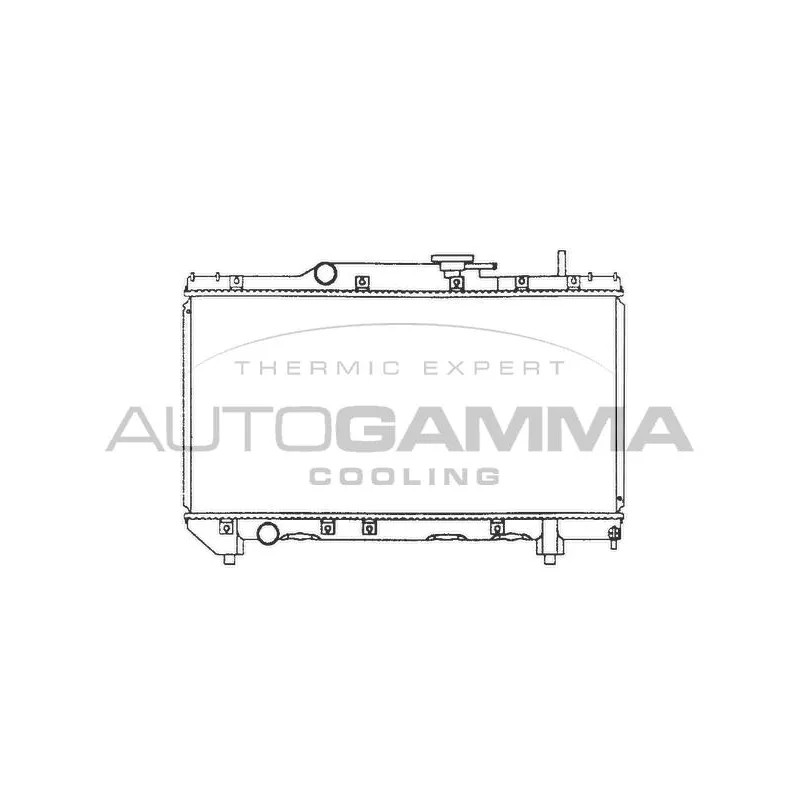 Radiateur, refroidissement du moteur AUTOGAMMA 101268