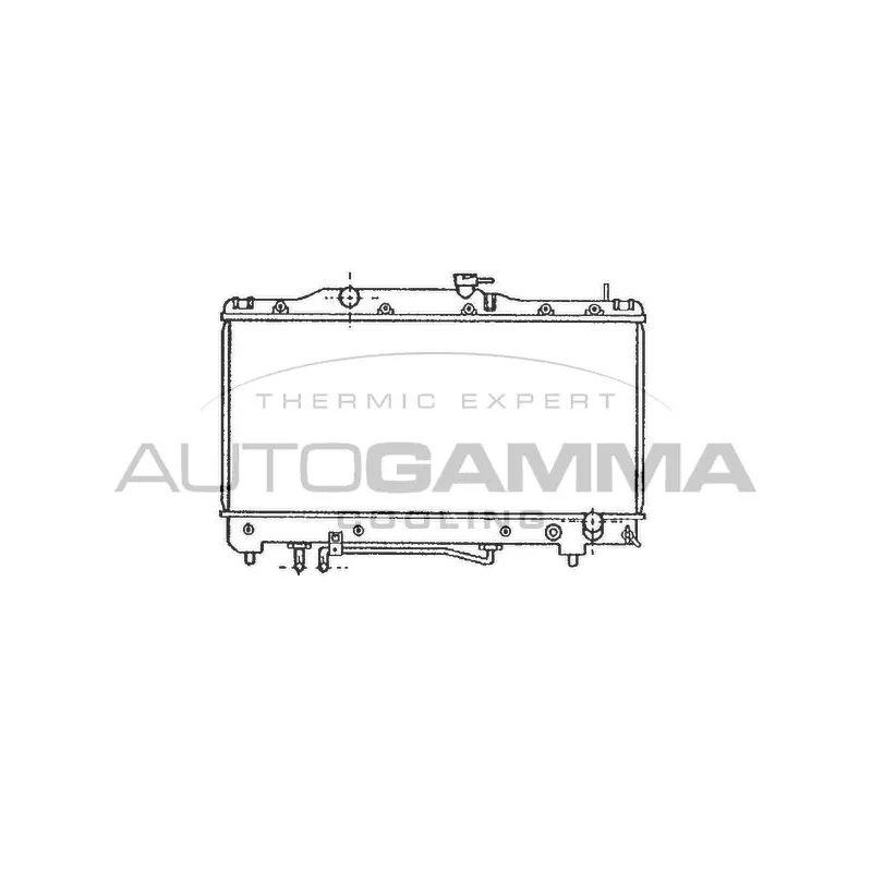 Radiateur, refroidissement du moteur AUTOGAMMA 101269