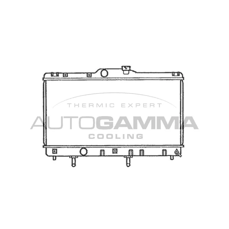 Radiateur, refroidissement du moteur AUTOGAMMA 101272