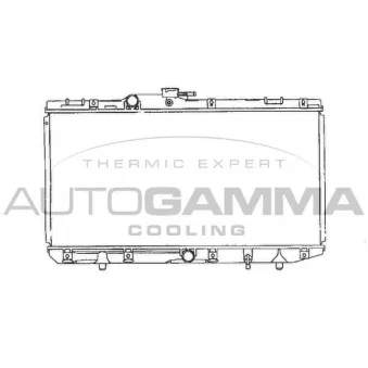 Radiateur, refroidissement du moteur AUTOGAMMA 101278