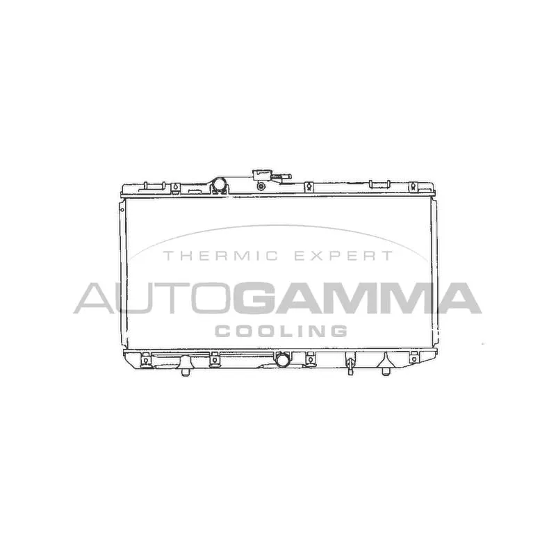 Radiateur, refroidissement du moteur AUTOGAMMA 101278