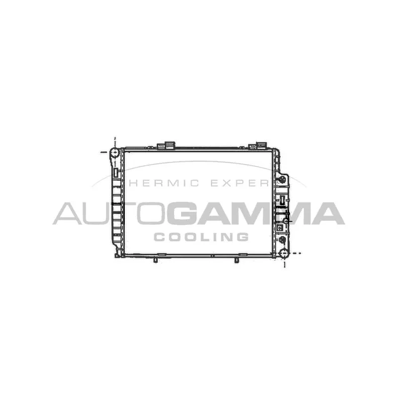 Radiateur, refroidissement du moteur AUTOGAMMA 101316