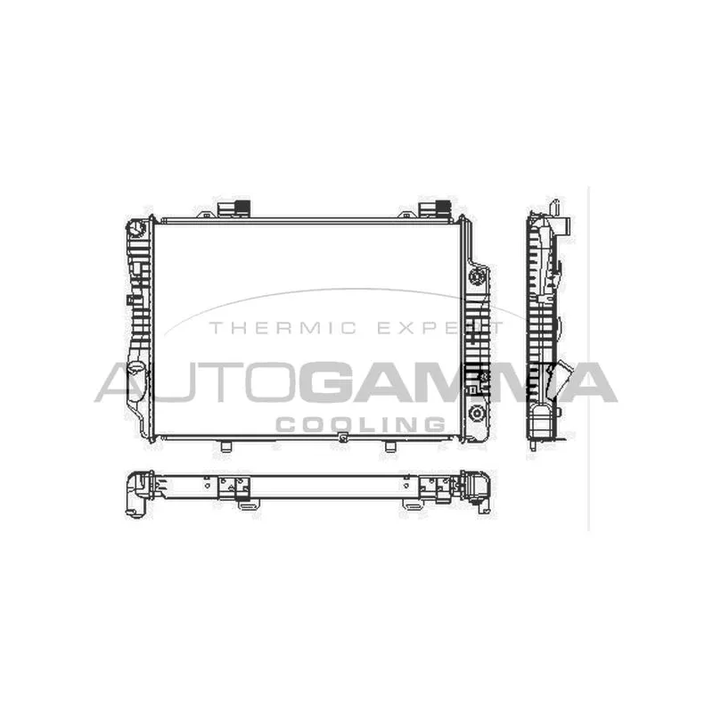 Radiateur, refroidissement du moteur AUTOGAMMA 101317