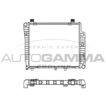Radiateur, refroidissement du moteur AUTOGAMMA 101318
