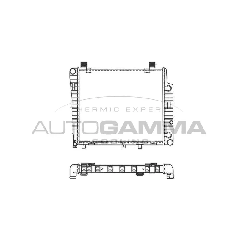 Radiateur, refroidissement du moteur AUTOGAMMA 101318