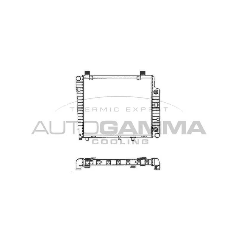 Radiateur, refroidissement du moteur AUTOGAMMA 101319