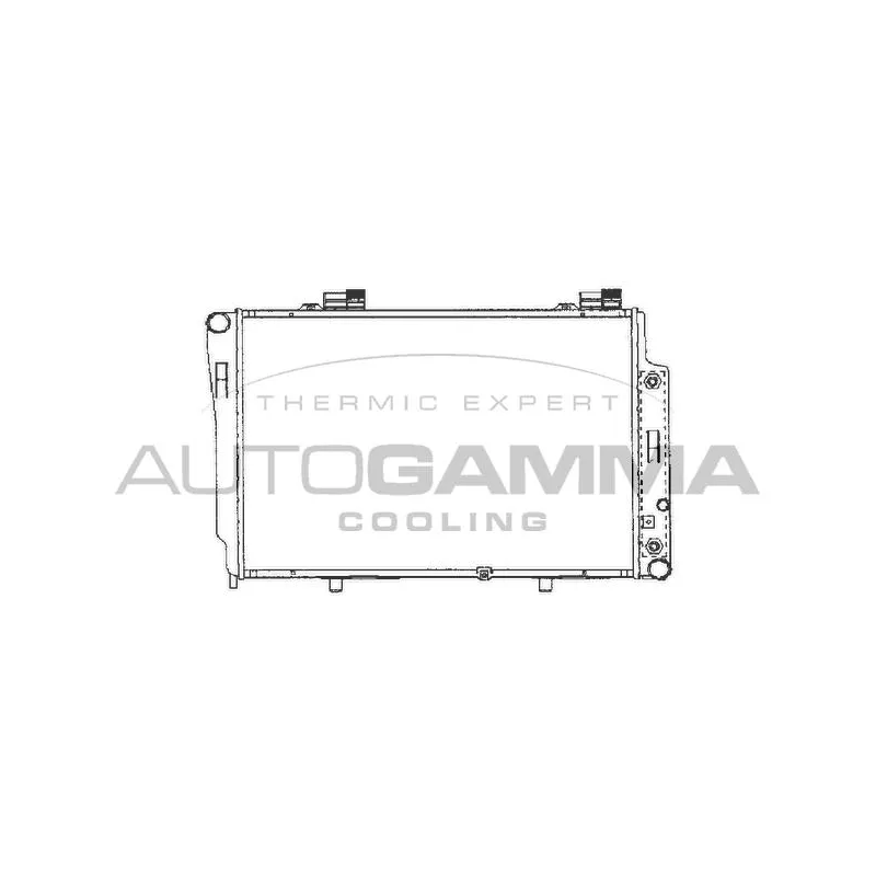 Radiateur, refroidissement du moteur AUTOGAMMA 101320
