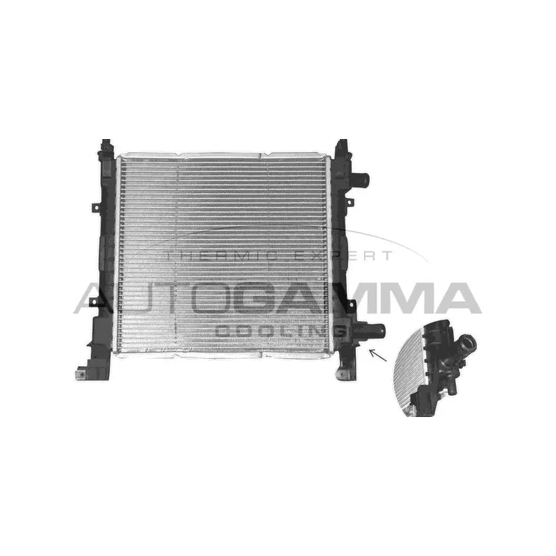 Radiateur, refroidissement du moteur AUTOGAMMA 101332