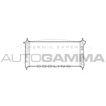 Radiateur, refroidissement du moteur AUTOGAMMA 101337
