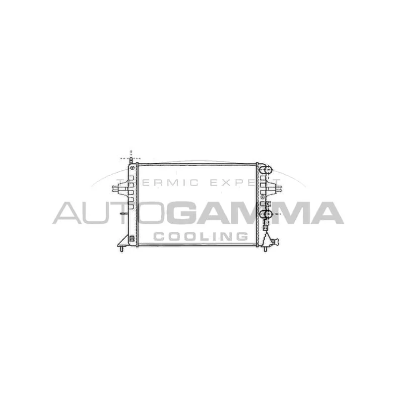 Radiateur, refroidissement du moteur AUTOGAMMA 101338
