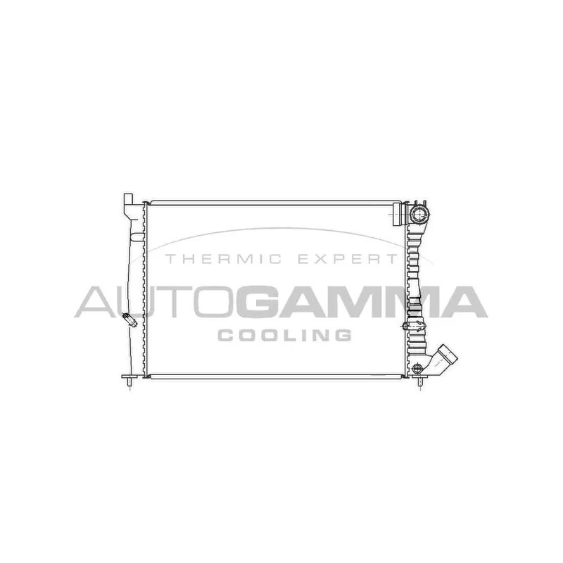 Radiateur, refroidissement du moteur AUTOGAMMA 101344