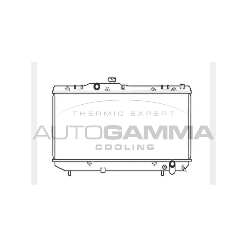 Radiateur, refroidissement du moteur AUTOGAMMA 101356