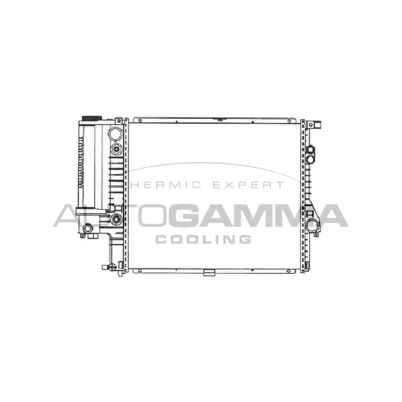 Radiateur, refroidissement du moteur AUTOGAMMA 101360