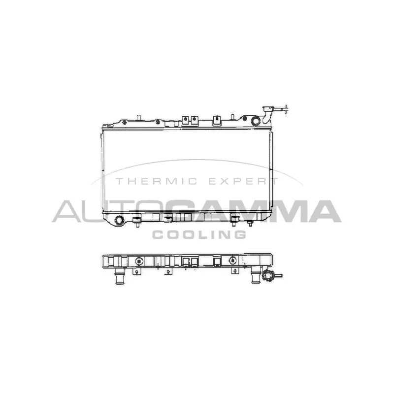 Radiateur, refroidissement du moteur AUTOGAMMA 101391