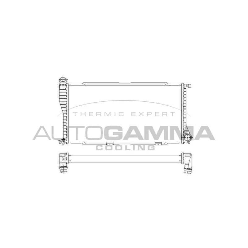 Radiateur, refroidissement du moteur AUTOGAMMA 101392